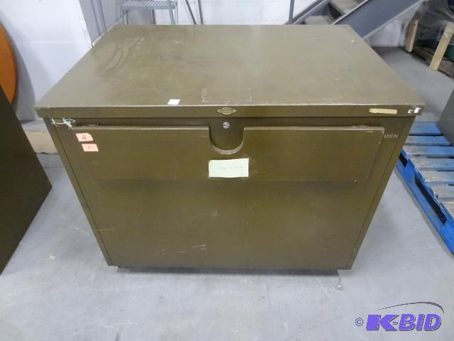lot 159 image: Hanging Plan FIle Cabinet. Guts have been rem...