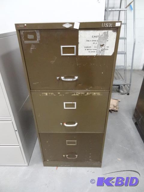 lot 160 image: Art Metal Heavy DUty FIle Cabinet. 24 X 24 X ...