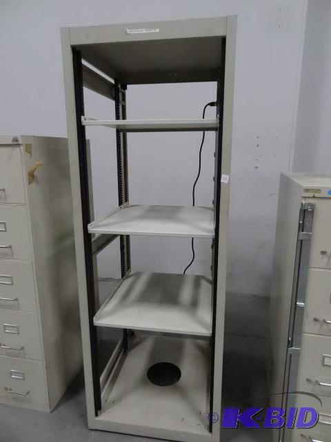lot 168 image: Electronics Cabinet 27 X 31 X 76...