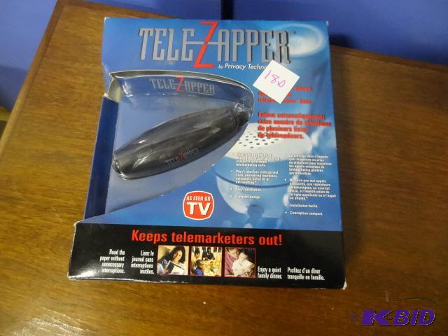 lot 180 image: Tele Zapper Keeps Telemarketers Away...