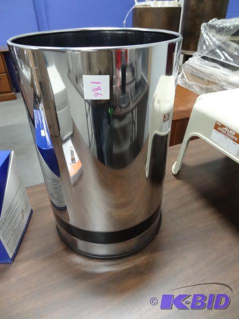 lot 186 image: Safco Office Garbage Can...