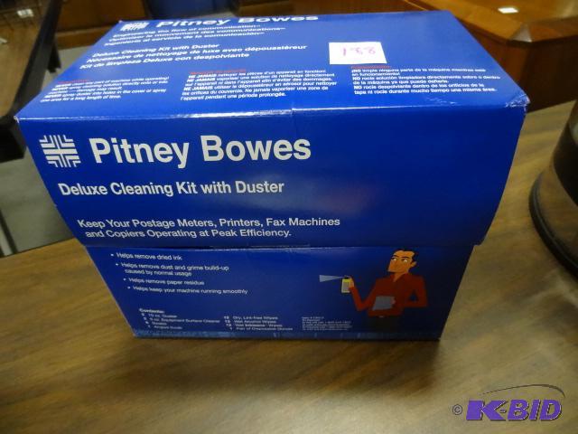 lot 188 image: Pitney Bowes Deluze CLeaning Kit with Duster...