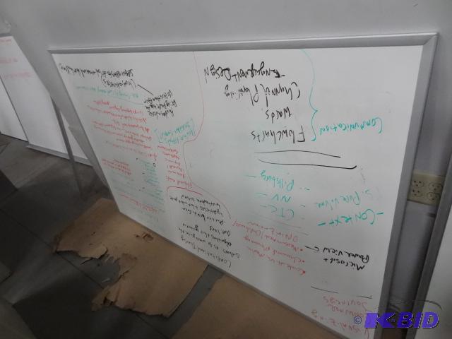 lot 207 image: 72 X 48 White Board...
