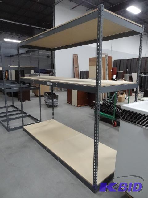 lot 223 image: 96 X 37 X 84 Slide n Lock SHelving Unit...