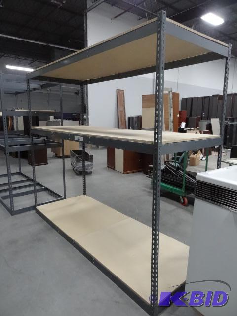 lot 224 image: 96 X 37 X 84 Slide n Lock SHelving Unit...