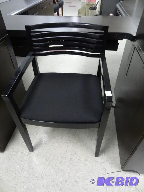 lot 35 image: Wood Framed Side Chair...
