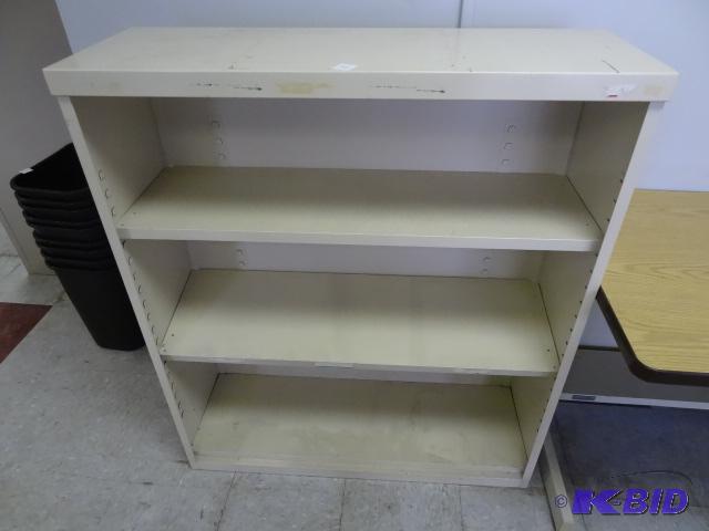 lot 76 image: Metal Book Shelf 36 X 12 X 42...