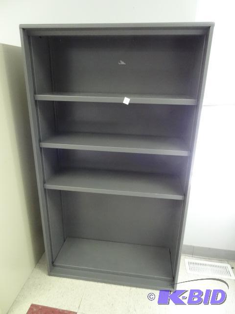 lot 8 image: Metal Book Shelf 36 X 14 X 63...