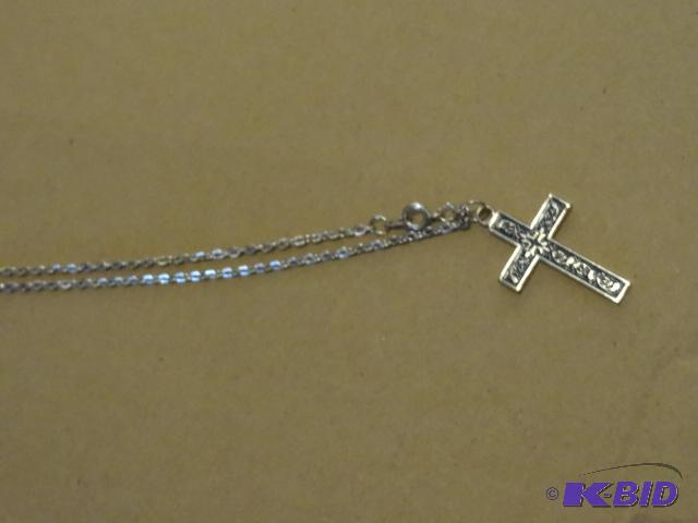 lot 11 image: Cross Necklace...