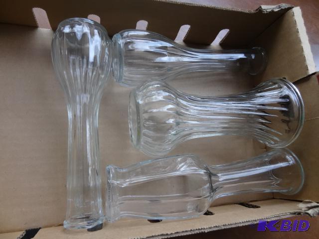 lot 110 image: 4 Glass Vases...
