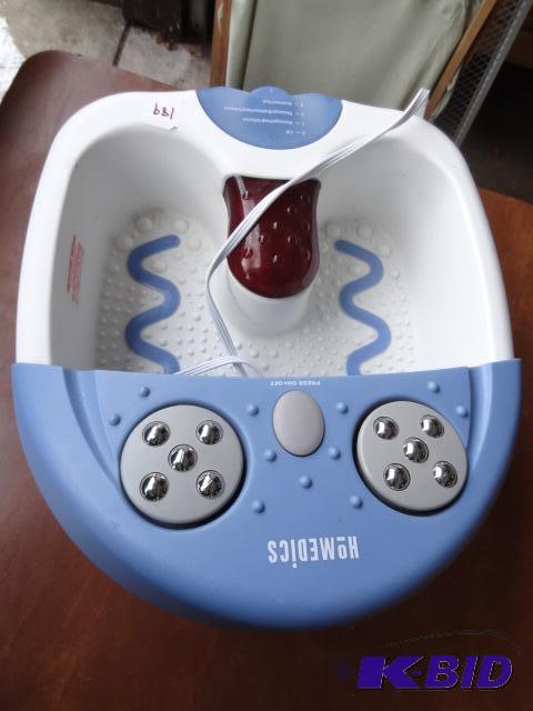 lot 117 image: Homedics Foot Spa...