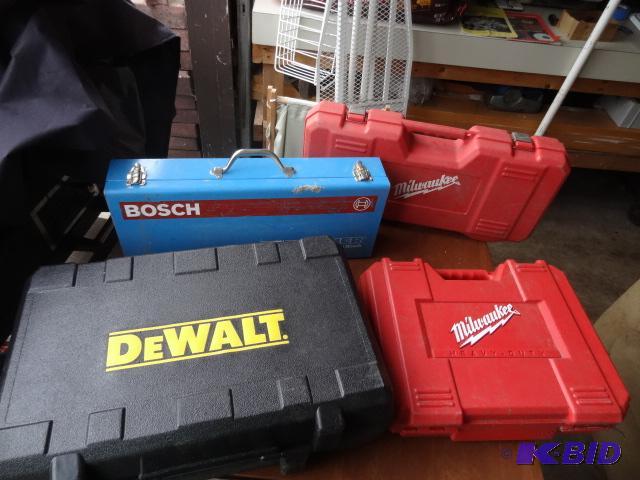 lot 121 image: 1 Metal and 3 Plastic Tool Cases...