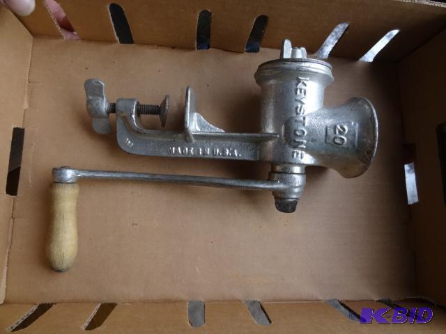 lot 146 image: Vintage Hand Meat Grinder...