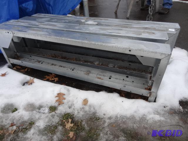 lot 154 image: 4 Metal Risers, 47 X 4 X 15...