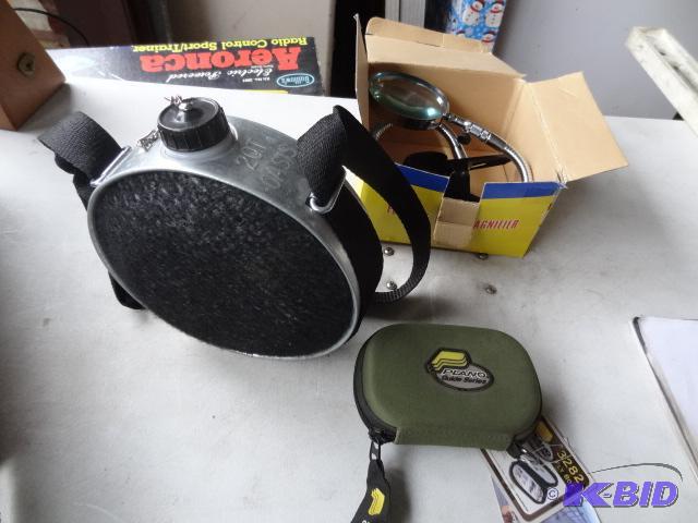 lot 170 image: Canteen. Flexible Neck Magnifier. Plano Fly B...