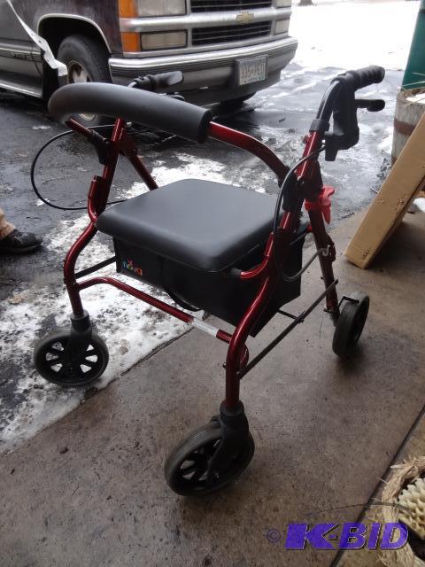 lot 173 image: Nova Walker With Foot Brakes...