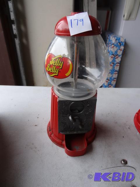 lot 179 image: Jelly Belly Dispenser. Crack in the Glass...