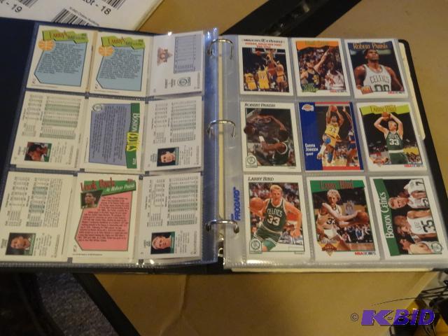 lot 19 image: Marvel Comics 3 Ring Binders Full of Basket B...
