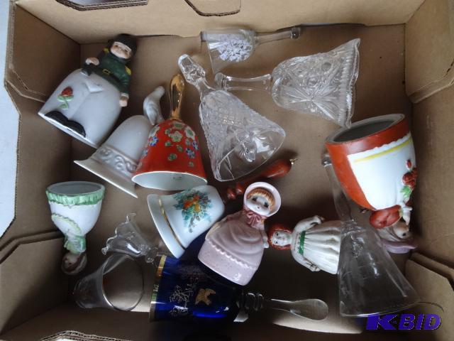 lot 203 image: Box of Misc Collector Bells...