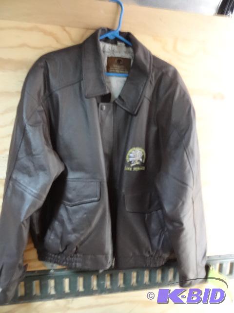 lot 230 image: Brand New Leather Jacket XL North American Hu...