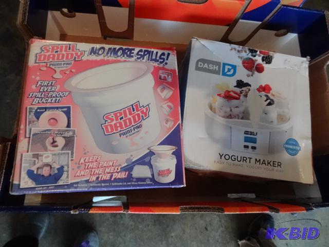 lot 248 image: Spill Daddy Paint Pro. Dash D Yogurt Maker...