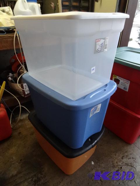 lot 293 image: 18 Gal. and 15 Gal. Tote...