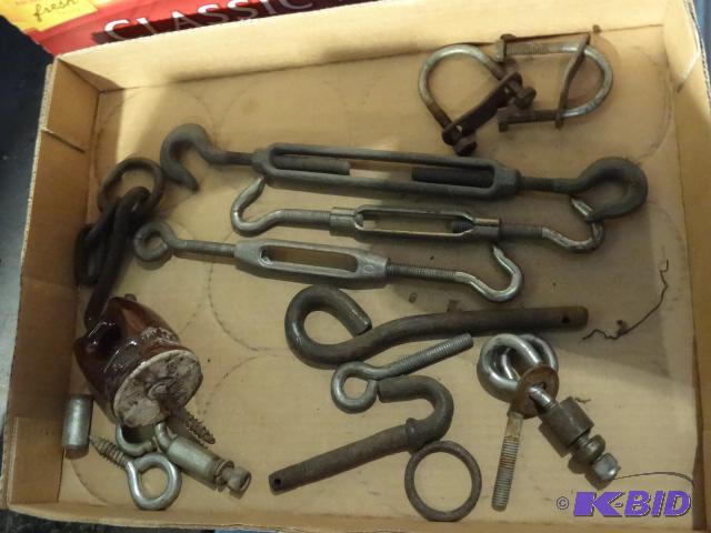 lot 71 image: Turn Buckles and Eye Bolts...