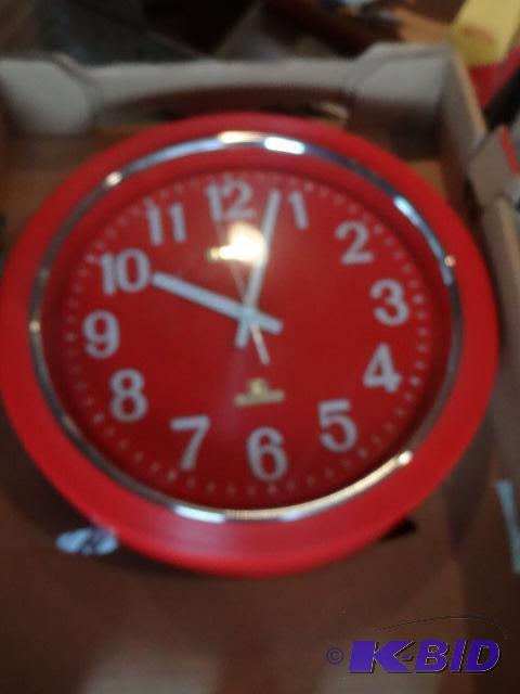 lot 82 image: Equity Wall Hanging Quartz Clock....