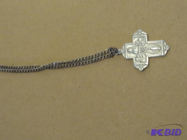 lot 9 image: Cross Necklace...