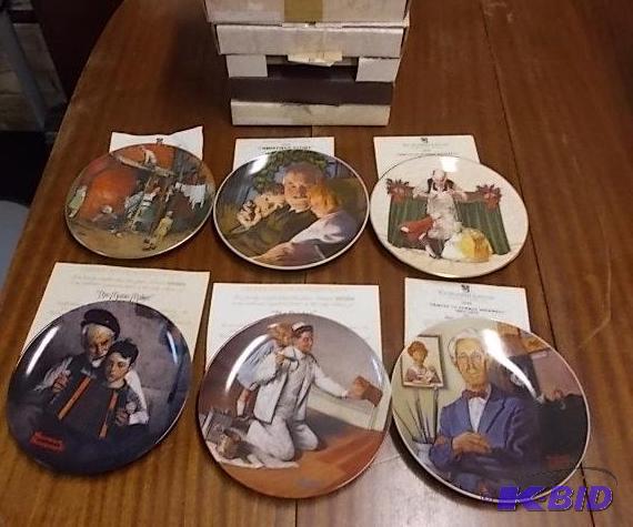 Norman Rockwell Plates