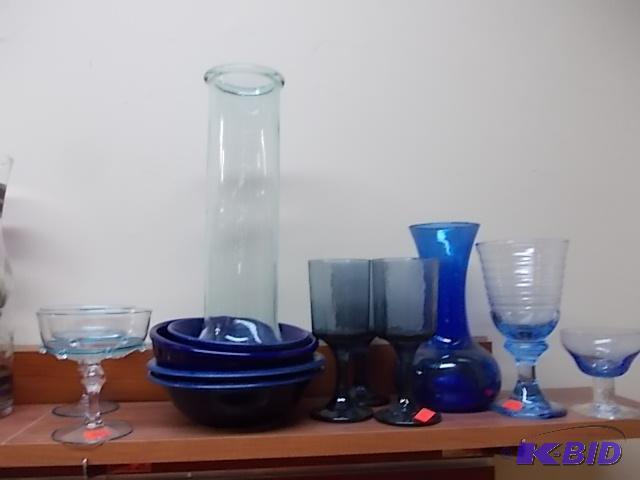 Blue Glassware