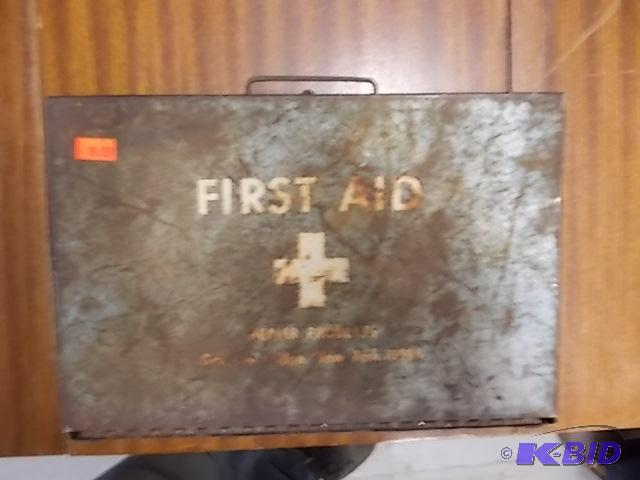 Vintage Metal First Aid Kit