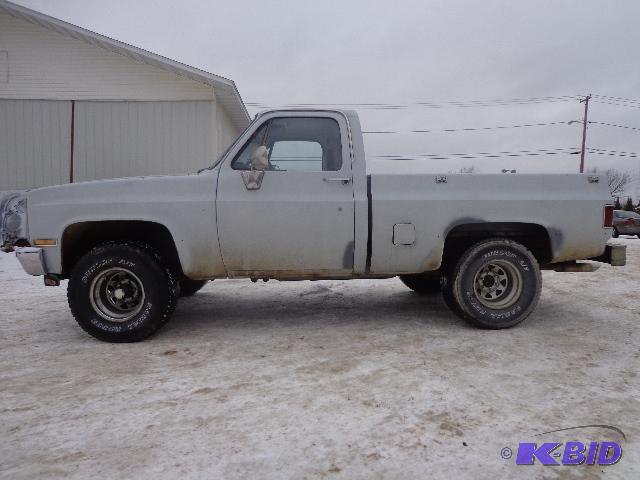 Year 1984 Make Chevrolet Model K10 Vehicle...