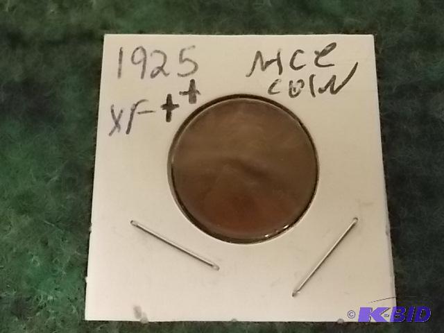 lot 47 image: 1925 Lincoln Cent XF...