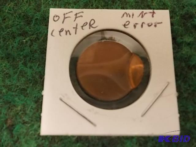 lot 50 image: Off Center Strike Lincoln Cent...