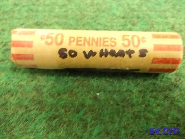 lot 53 image: Roll&nbspOf 50 Wheat Cents...