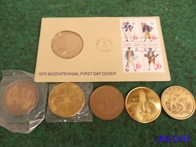 lot 70 image: Bi-Centennial First Day Cover & 5 Other C...