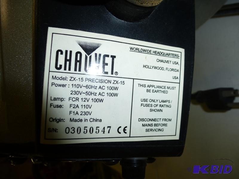 Chauvet Precision Lights: Model# ZX | NCS Bowling, Bar