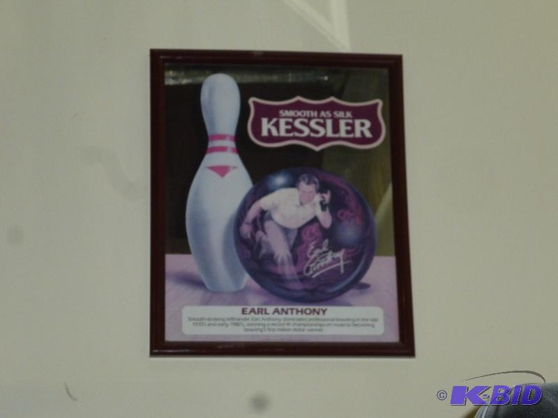 lot 23 image: Kessler Bowling mirror Earl Anthony " S...