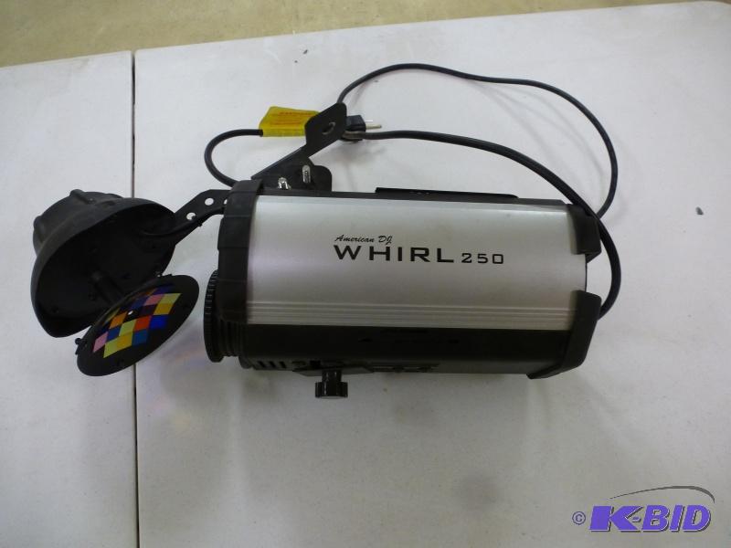 lot 26 image: American DJ &quotWhirl 250" Light 120V...
