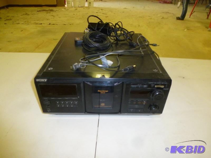 lot 40 image: Sony Mega Storage Disc&nbspplayer Model# CX...