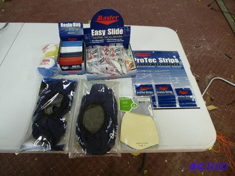 lot 65 image: Bowling equipment Easy slide, Rosin bags, Ma...