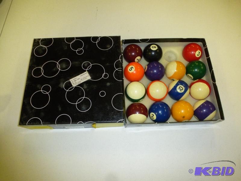 lot 85 image: 2004 Mag Pool Ball Set Q Ball is missing. Bl...