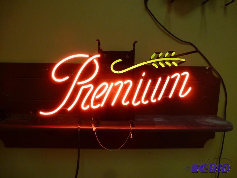 lot 9 image: Grainbelt Premium&nbspBeer Neon Light Light...
