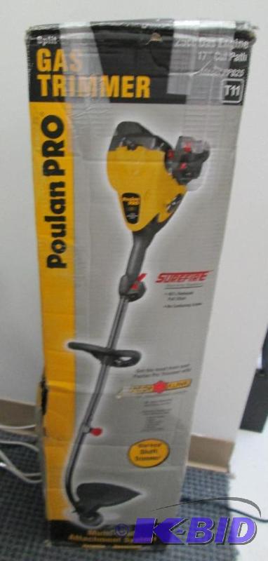 lot 20 image: Poulan Pro Split Shaft Gas trimmer 25cc Gas E...