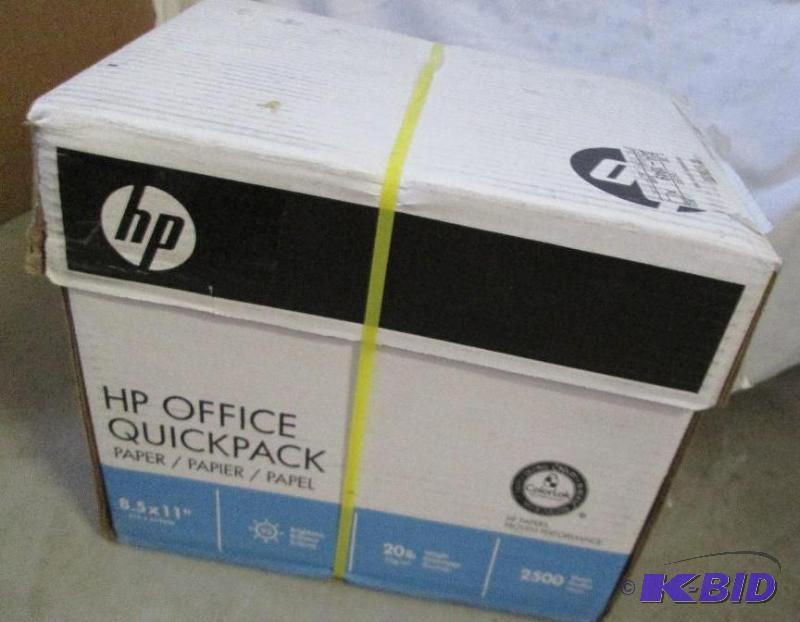 lot 201 image: HP office quickpack paper 8.5 x 11 2500 she...