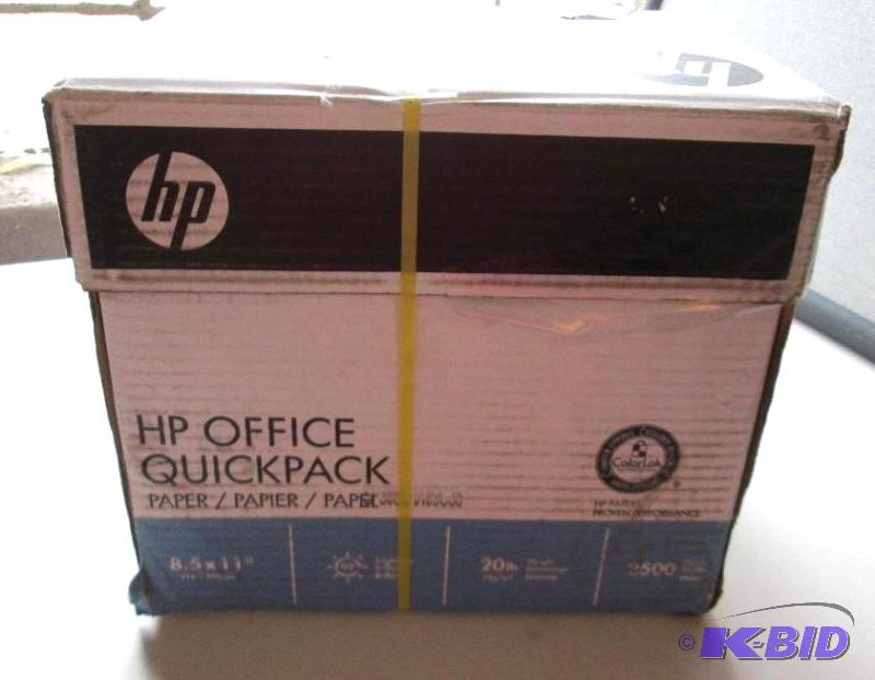 lot 209 image: Hp office quickpack paper 8.5 x 11 2500 she...