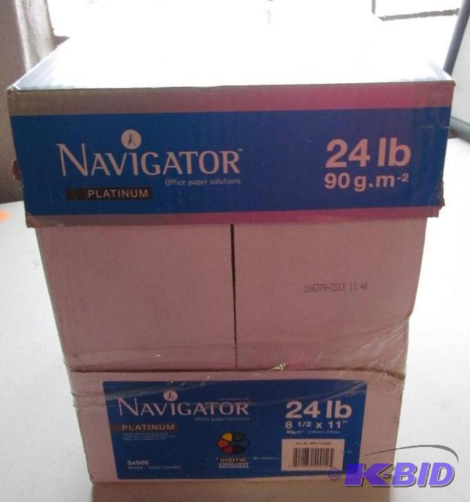 lot 234 image: Navigator 2500 24lb paper 8.5 x 11...