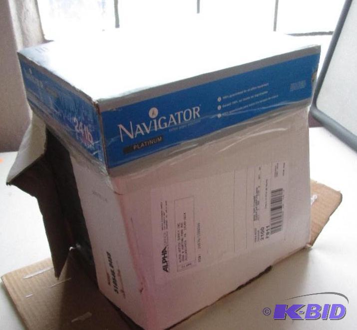 lot 235 image: Navigator 2500 24lb paper 8.5 x 11...