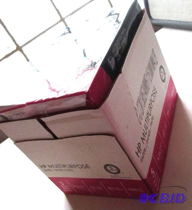 lot 236 image: HP multi purpose 2500 sheets, 8.5 x 11, 20l...